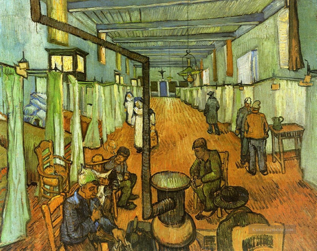 Bezirk im Krankenhaus in Arles Vincent van Gogh Ölgemälde